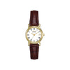 Citizen Eco-Drive Corso & White Dial with Roman Numerals & Brown Leather Strap