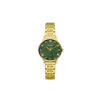Amalys Georgette Gold Watch – Green Dial with Stainless Steel Case