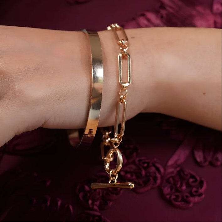 Burren Two of Hearts Bracelet