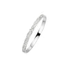 Silver 6mm Solid Engraved Court Bangle
