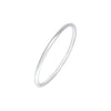 Silver 5mm Solid Round Bangle