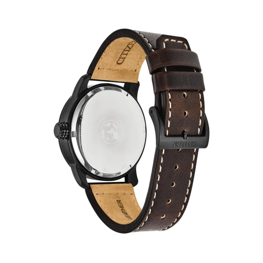 Citizen Eco-Drive Weekender – Blue Dial with Black Ion-Plated Case