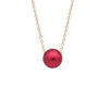 Yvonne Kelly - Roll With It Pendant – 9ct Gold & Red Anodised Aluminium