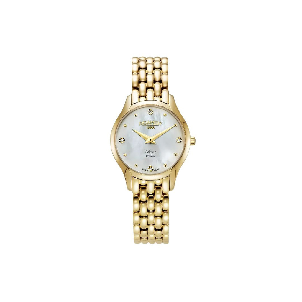 Roamer Soleure Diamond Gold Watch