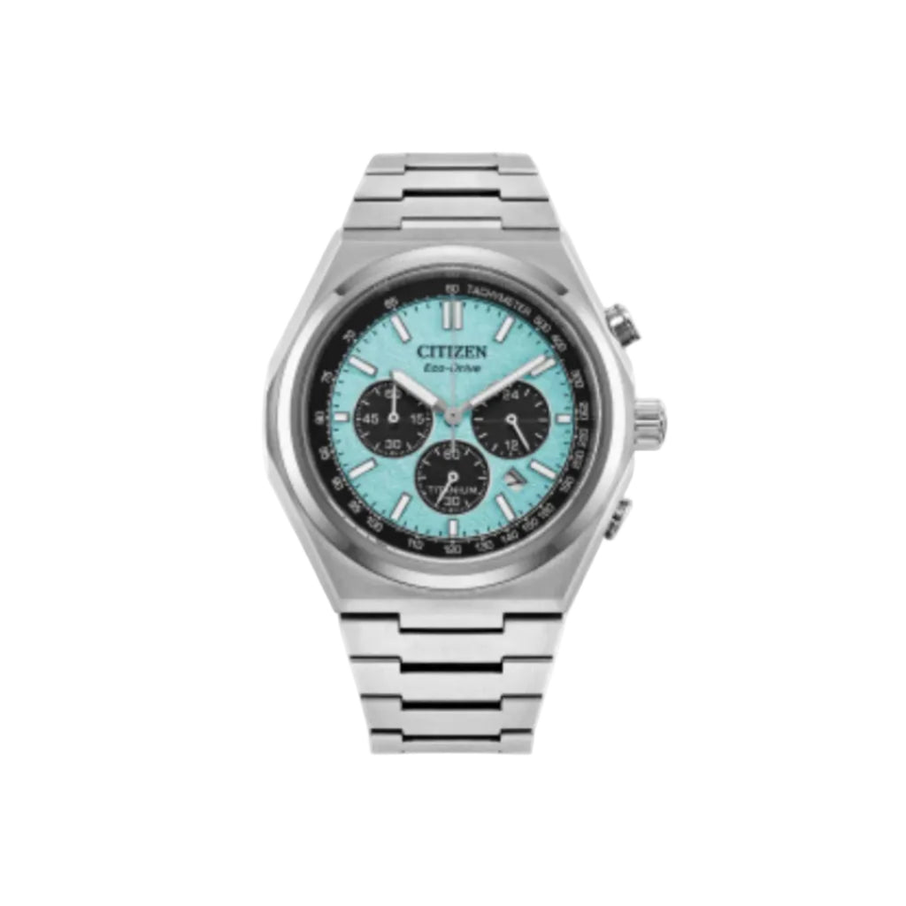 Citizen Zenshin Chrono – Turquoise Panda Dial