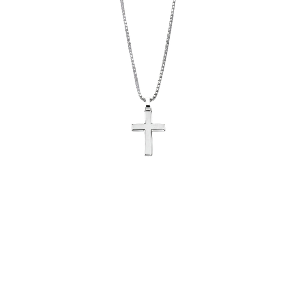 Lotus Style Men’s Cross Necklace