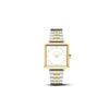 Amalys Melody Two-Tone Watch – White Dial with Stainless Steel Case