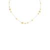 9CT Yellow Gold Flat Disc & Chain Necklace 18"