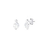 Children's Sterling Silver Treble Clef Stud Earrings