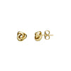 9CT Yellow Gold Polished Knot Stud Earrings 7mm