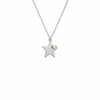Yvonne Kelly - You’re a Star with a Heart of Gold Pendant – 9ct Gold & Sterling Silver