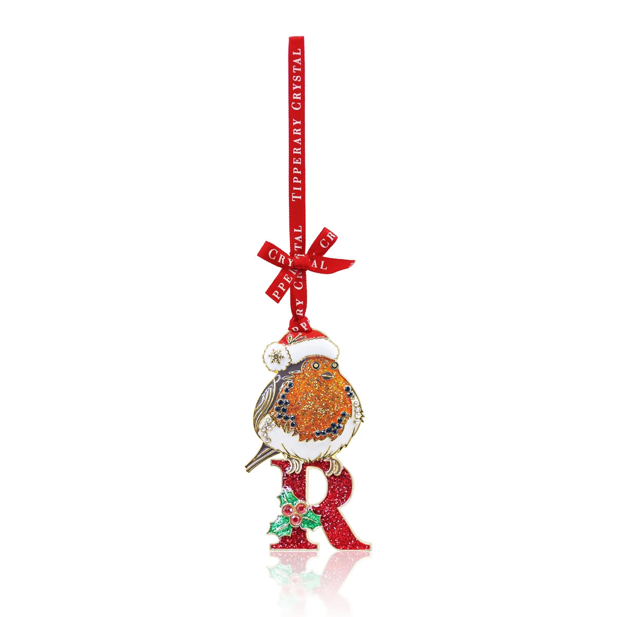 Tipperary Alphabet Robin Christmas Decoration - R