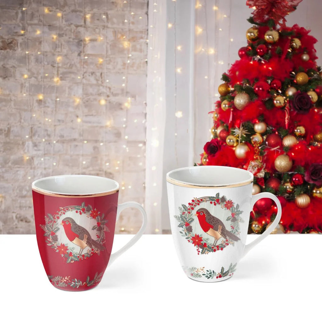Tipperary Christmas Robin Mugs