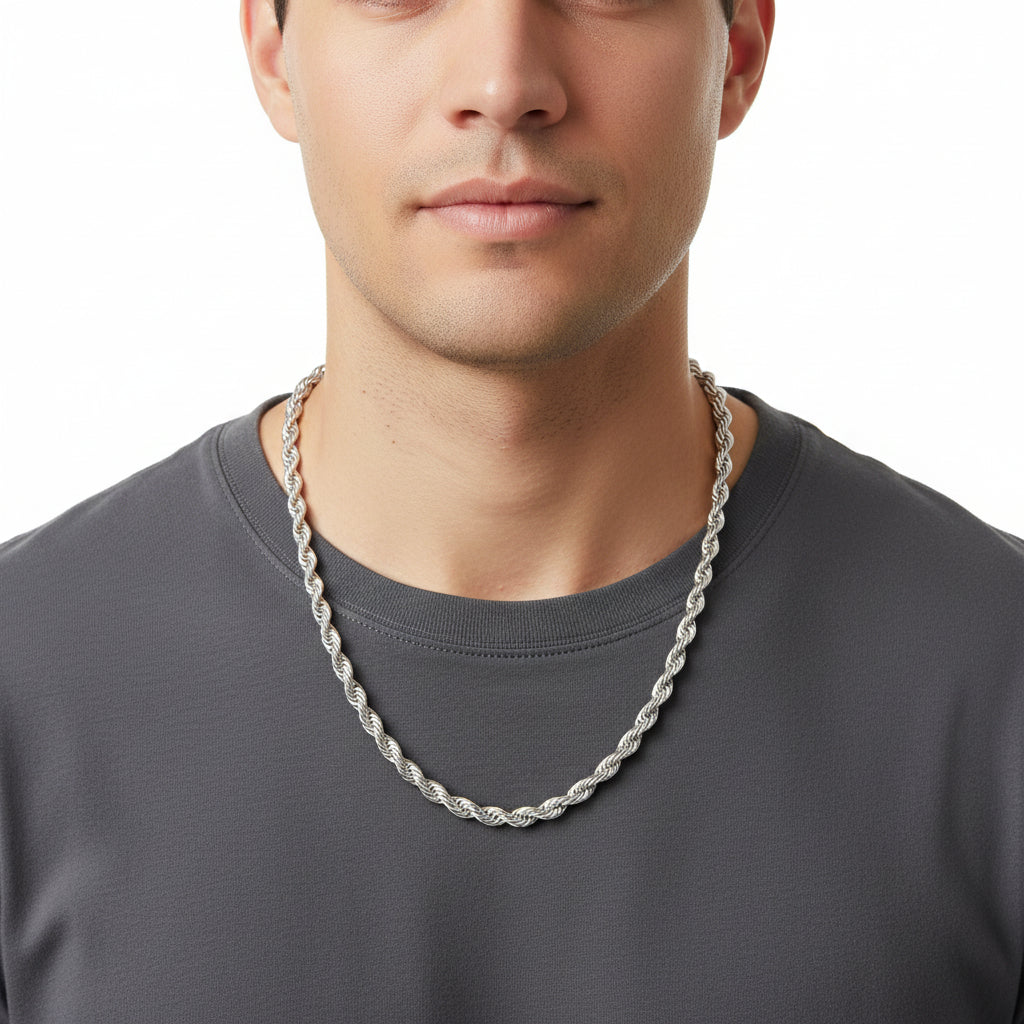 Lotus Men’s Twist Necklace