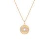 Evil Eye Pendant with CZ - Gold