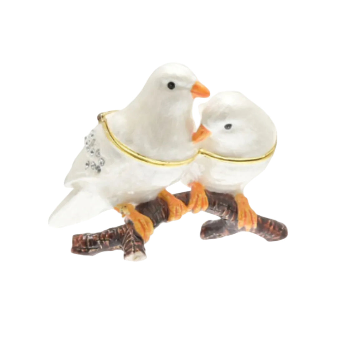 Treasured Trinket – Two Doves Trinket Box