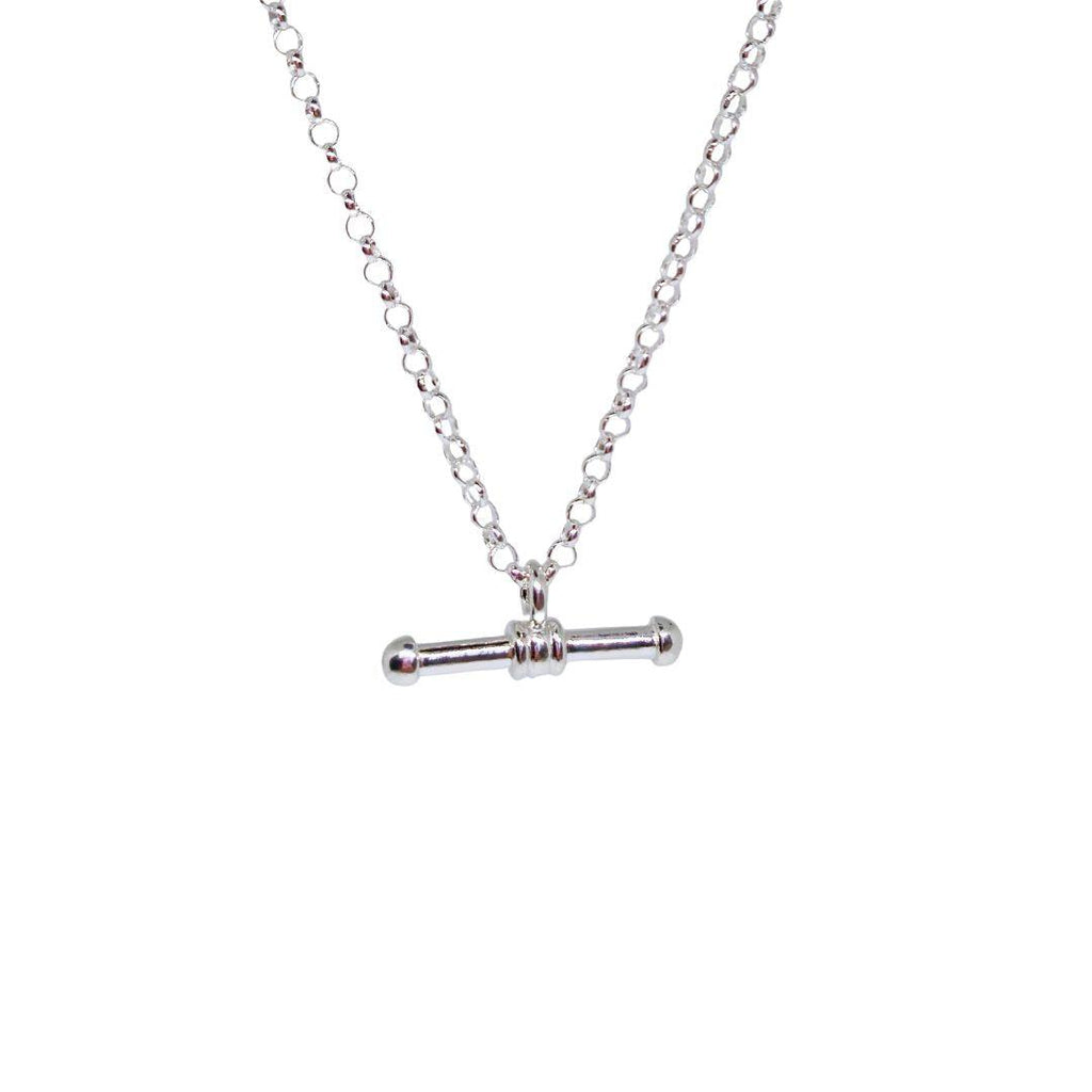 Balance Bar Sterling Silver Necklace – Silver