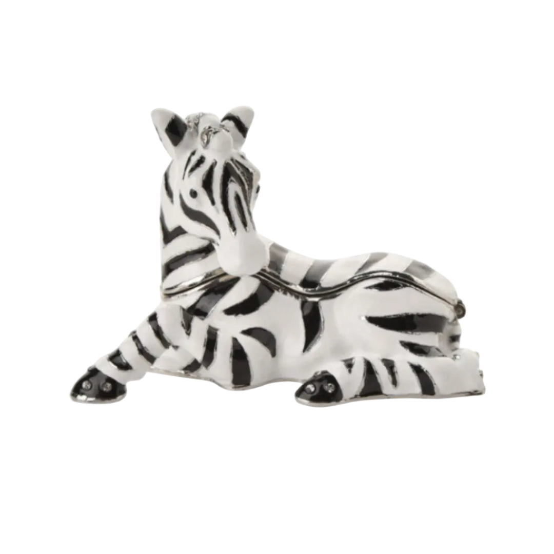 Treasured Trinket – Zebra Trinket Box